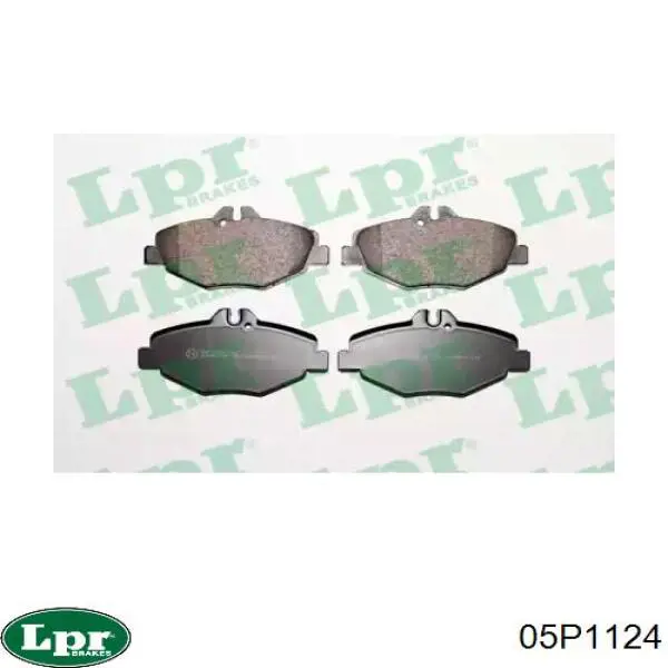 Гальмівні колодки LPR 05P1124 ціна, від 19.49 USD