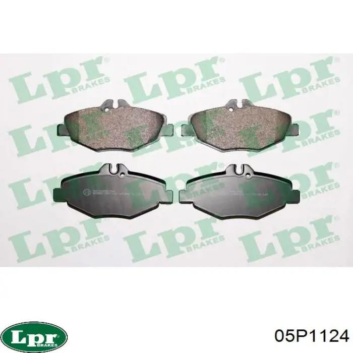 Купити 05P1124 LPR Колодки гальмівні передні, дискові