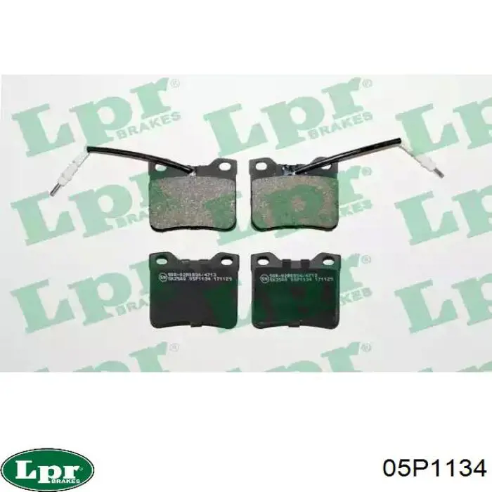 Купити 05P1134 LPR Задні колодки