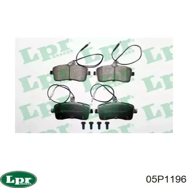 Гальмівні колодки LPR 05P1196 ціна, від 23.12 USD