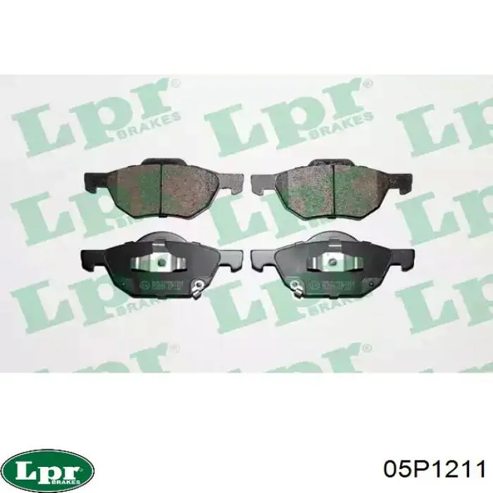 Гальмівні колодки LPR 05P1211 ціна, від 20.20 USD