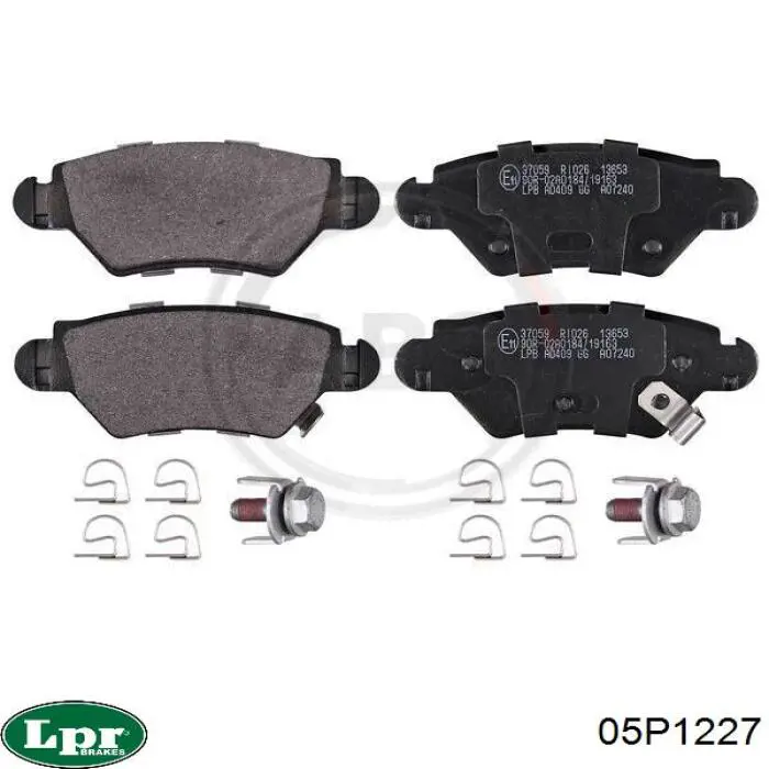 Купити 05P1227 LPR Задні колодки