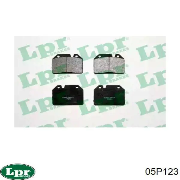 Гальмівні колодки LPR 05P123 ціна, від 8.52 USD