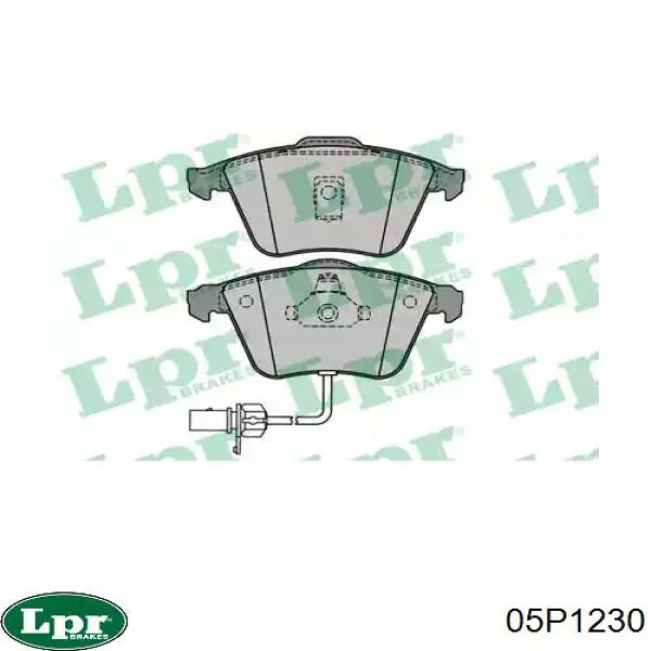 05P1230 LPR Передні гальмівні колодки