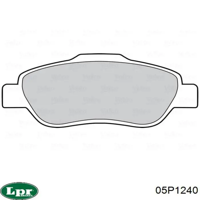 Тормозні колодки LPR 05P1240