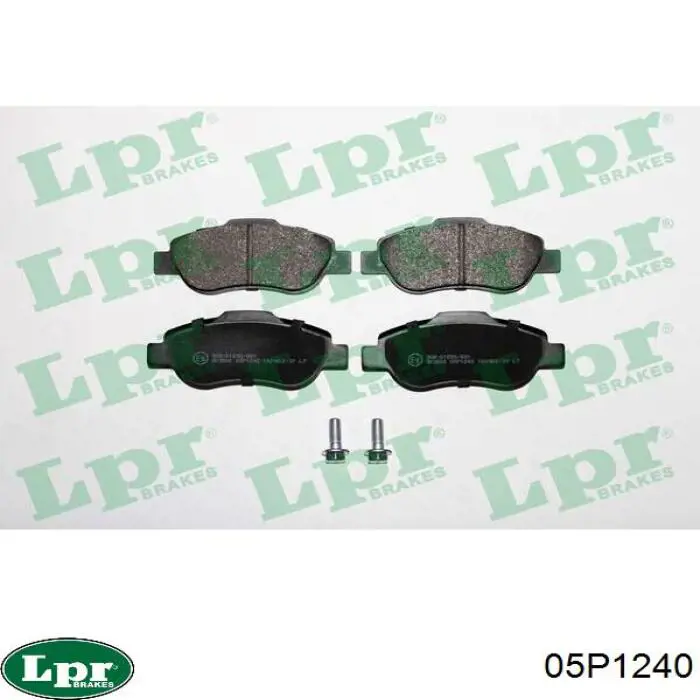 Гальмівні колодки LPR 05P1240 ціна, від 17.08 USD