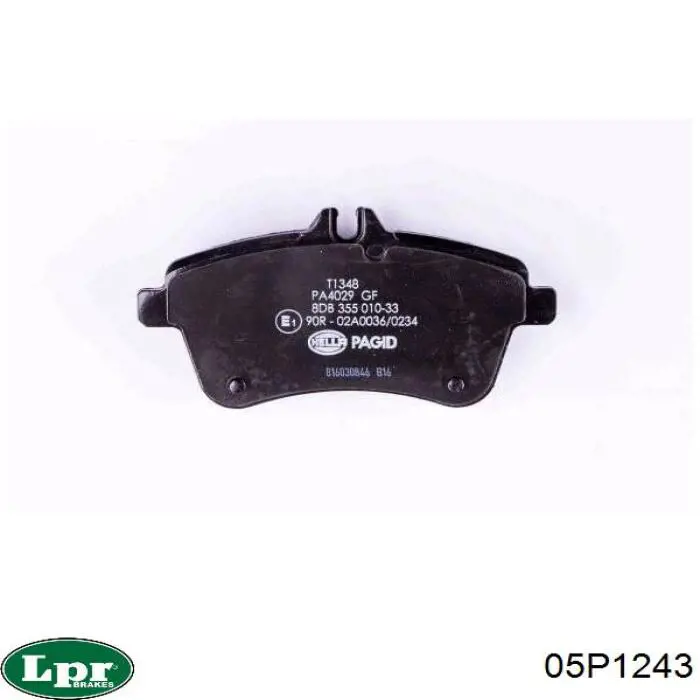 Гальмівні колодки LPR 05P1243 ціна, від 29.64 USD