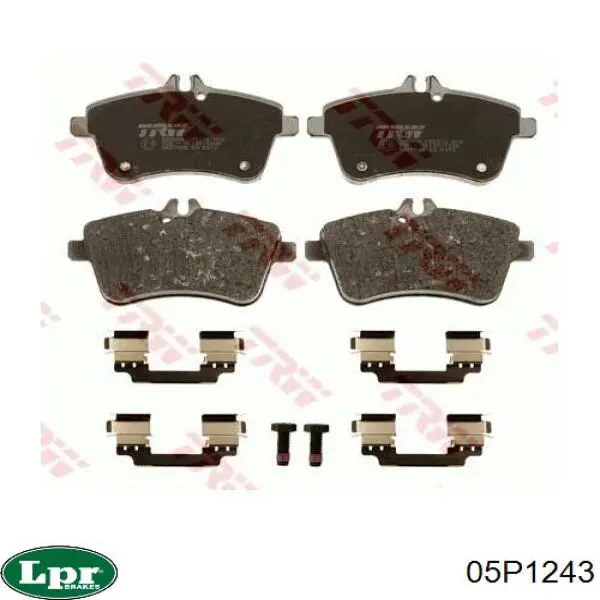 Передні тормозні колодки 05P1243 LPR