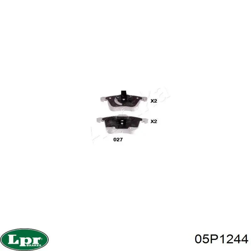 Тормозні колодки LPR 05P1244