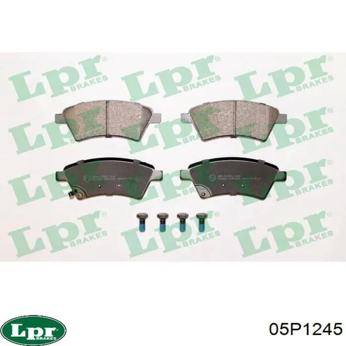 Купити 05P1245 LPR Колодки гальмівні передні, дискові