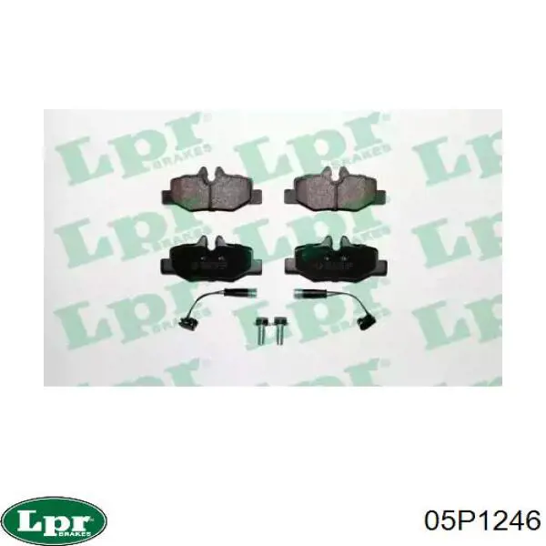 Задні дискові колодки LPR 05P1246