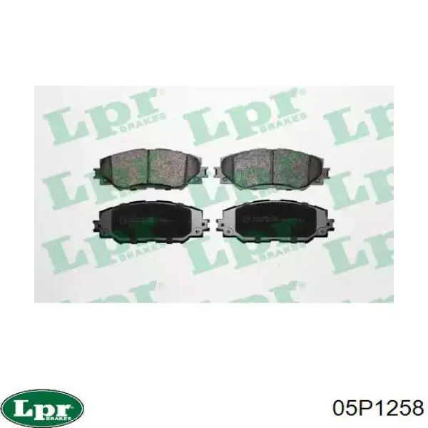 Тормозні колодки LPR 05P1258