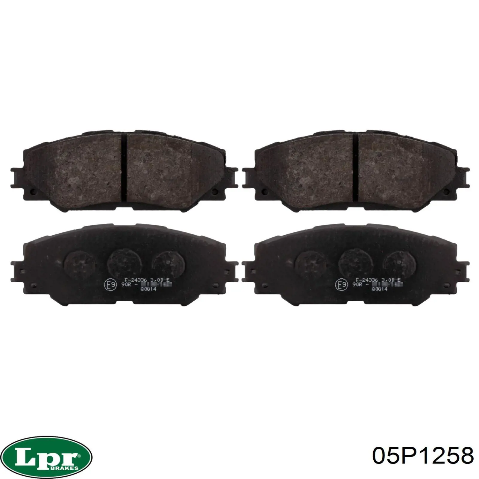 Передні тормозні колодки 05P1258 LPR