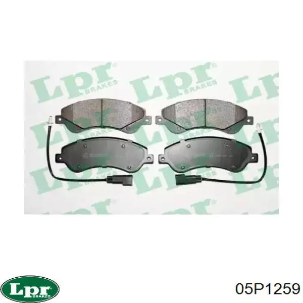 Тормозні колодки LPR 05P1259