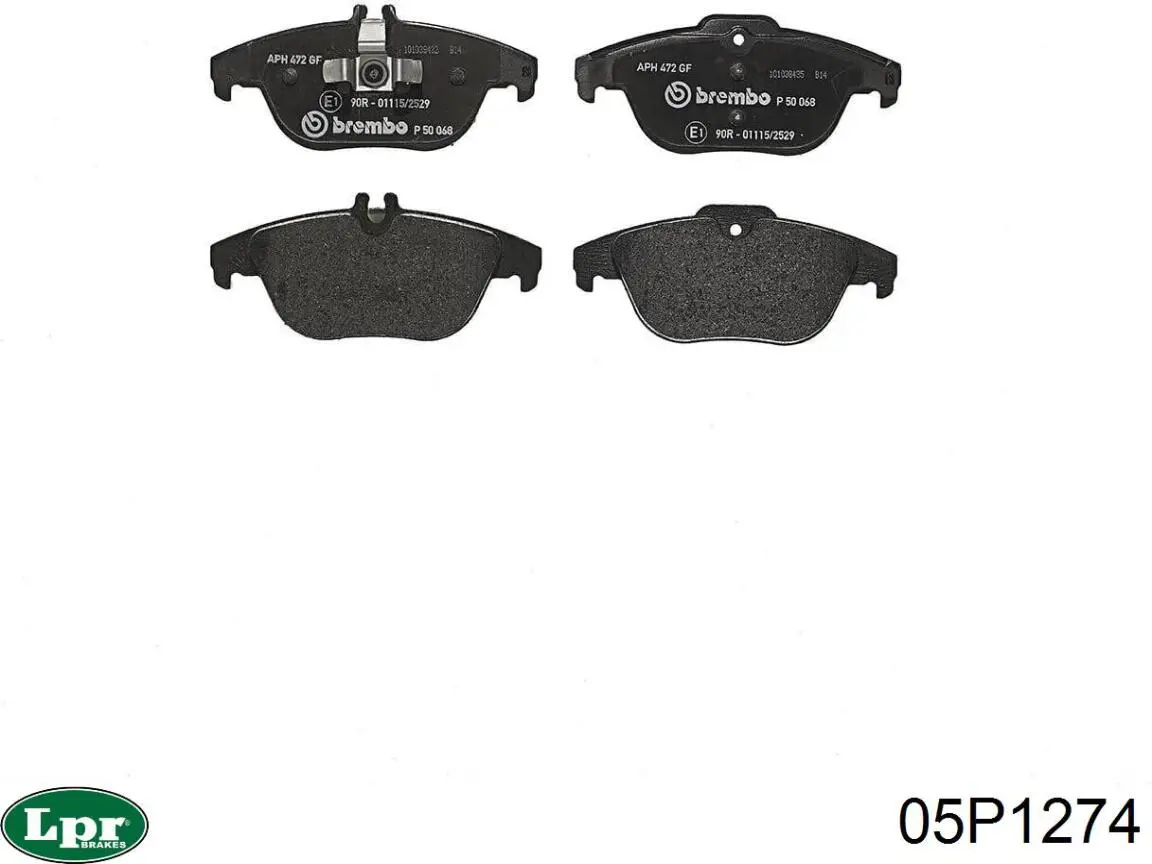 Задні дискові колодки LPR 05P1274