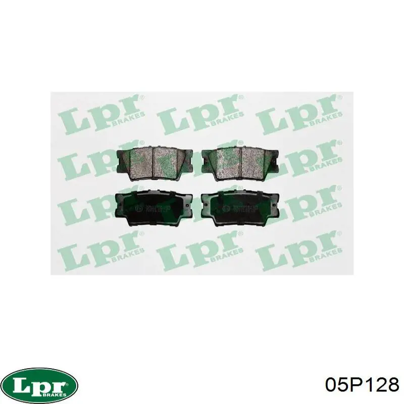 Купити 05P128 LPR Задні колодки