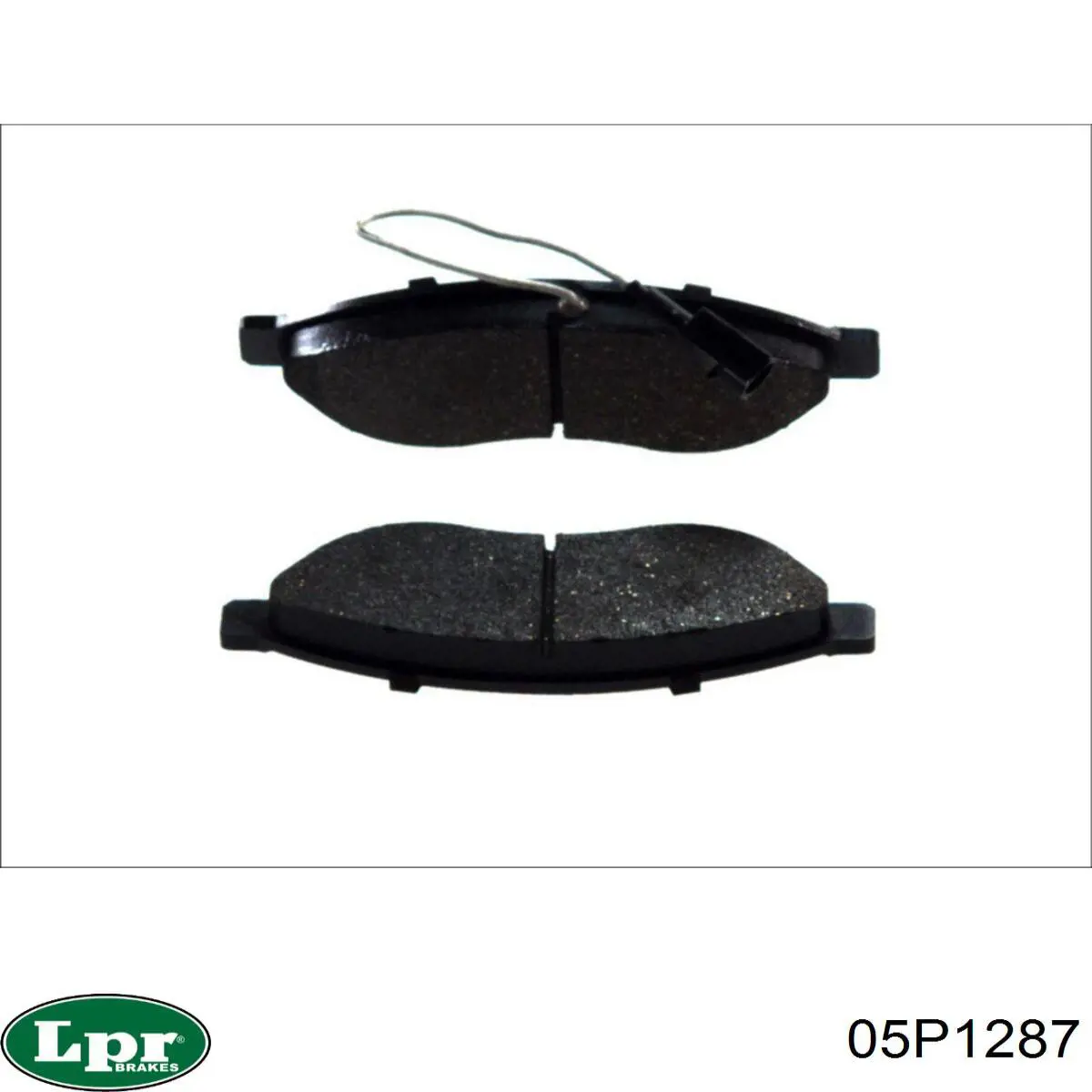 Передні тормозні колодки 05P1287 LPR