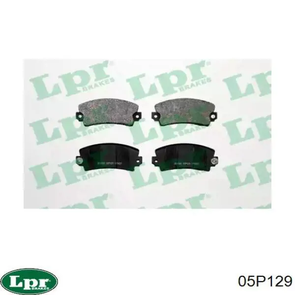 Гальмівні колодки LPR 05P129 ціна, від 12.85 USD