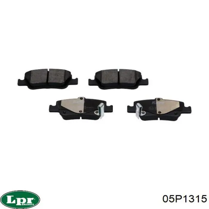 Купити 05P1315 LPR Задні колодки