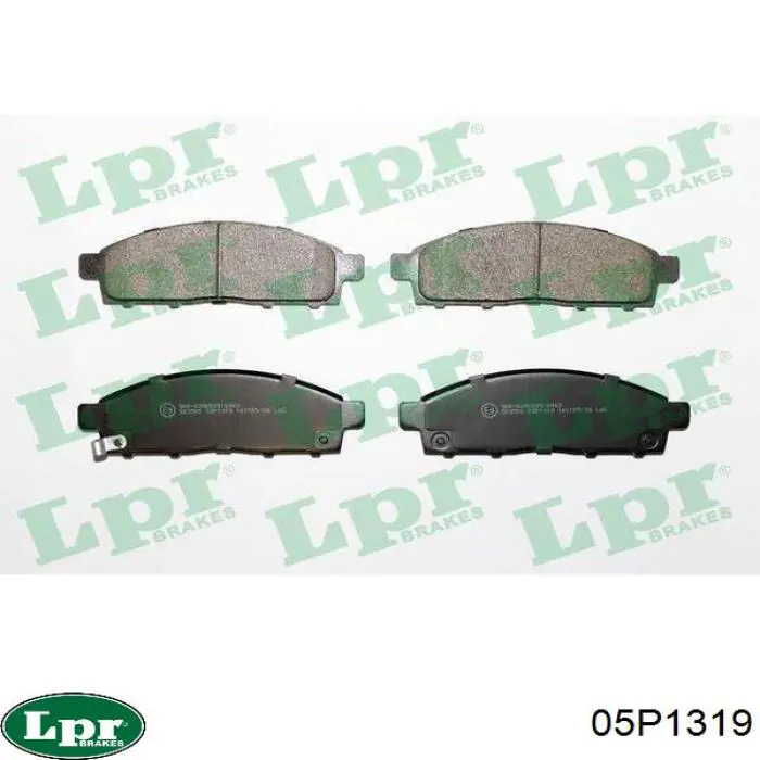 Купити 05P1319 LPR Колодки гальмівні передні, дискові