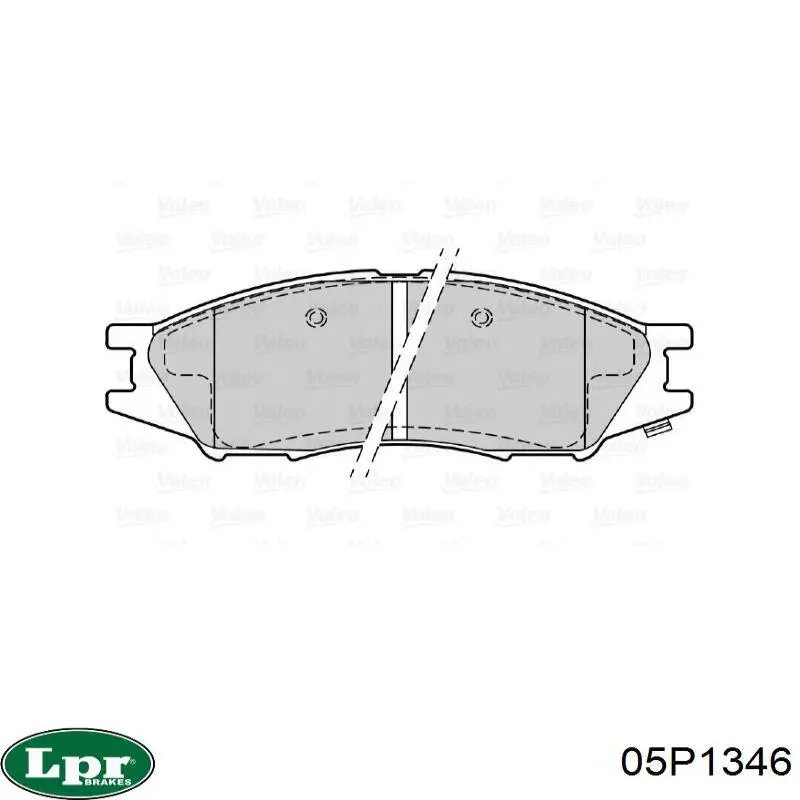 Гальмівні колодки LPR 05P1346 ціна, від 18.23 USD
