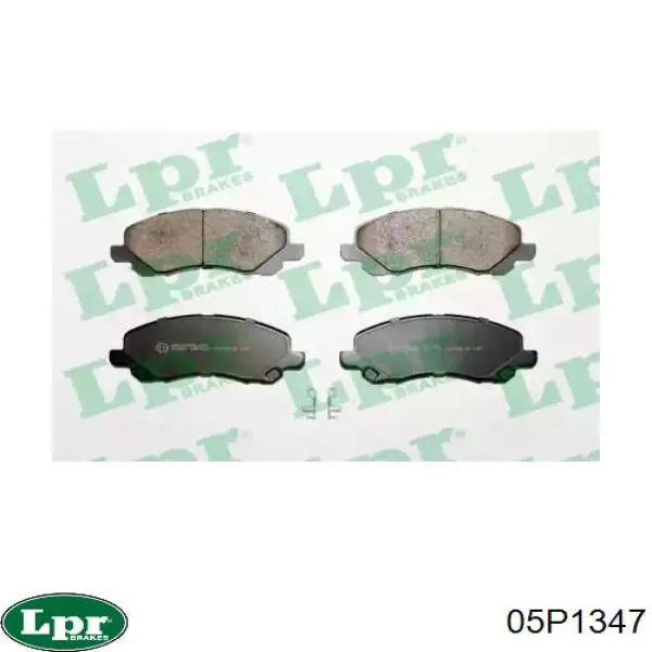 Передні тормозні колодки 05P1347 LPR