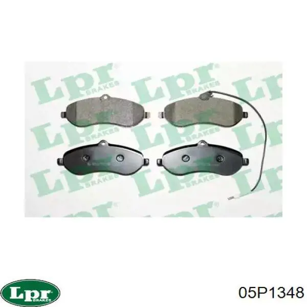 Передні тормозні колодки 05P1348 LPR