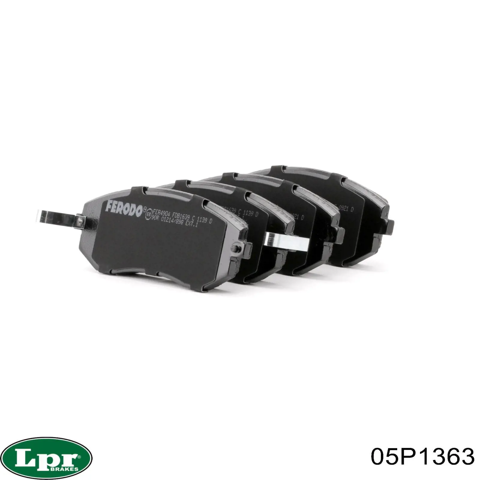 Передні тормозні колодки 05P1363 LPR