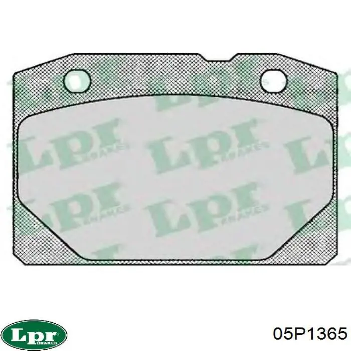 05P1365 LPR Передні гальмівні колодки