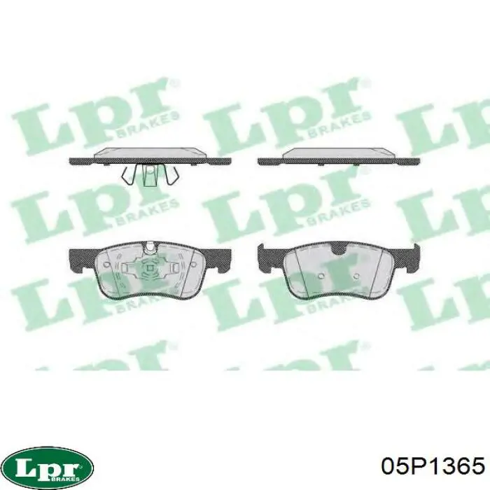 Тормозні колодки LPR 05P1365