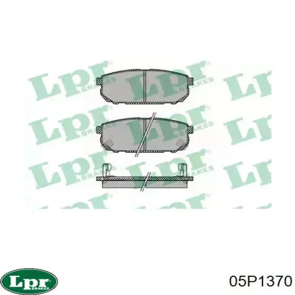 Задні гальмівні колодки LPR 05P1370 ціна, від 17.16 USD
