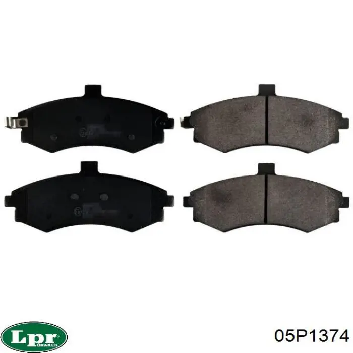 Гальмівні колодки LPR 05P1374 ціна, від 18.55 USD