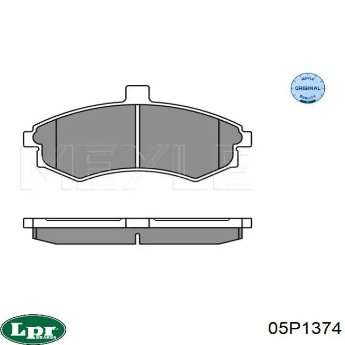 Тормозні колодки LPR 05P1374