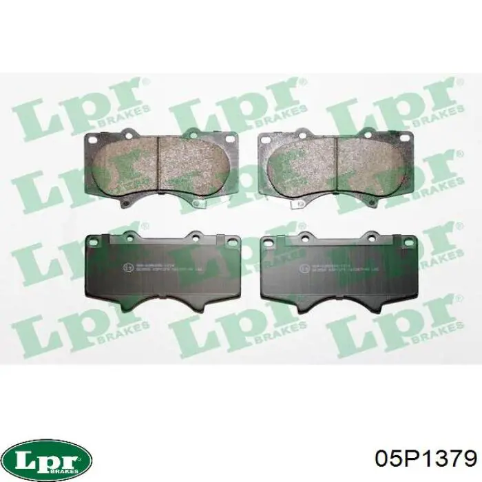 Передні тормозні колодки 05P1379 LPR
