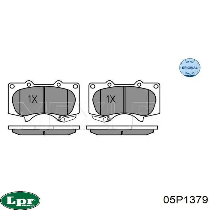 Тормозні колодки LPR 05P1379