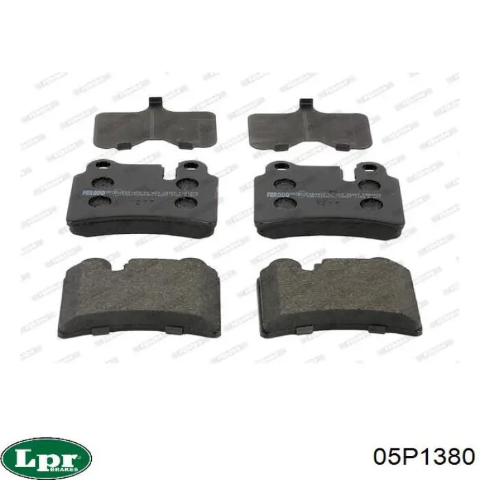 Купити 05P1380 LPR Задні колодки