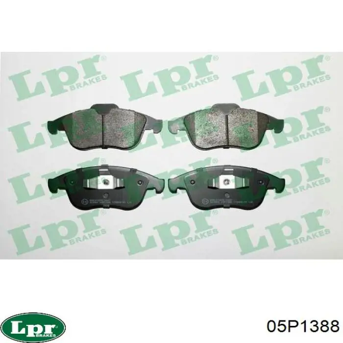 Гальмівні колодки LPR 05P1388 ціна, від 26.51 USD