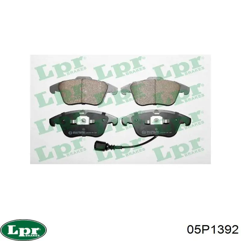 Тормозні колодки LPR 05P1392