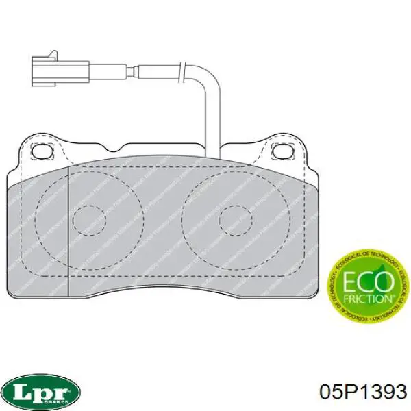 Гальмівні колодки LPR 05P1393 ціна, від 34.04 USD