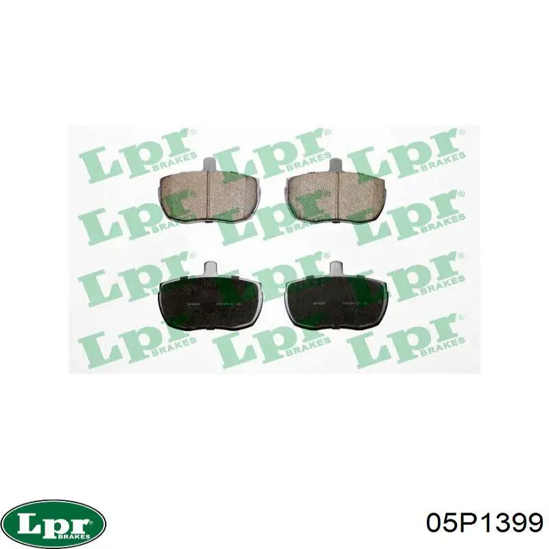 Тормозні колодки LPR 05P1399