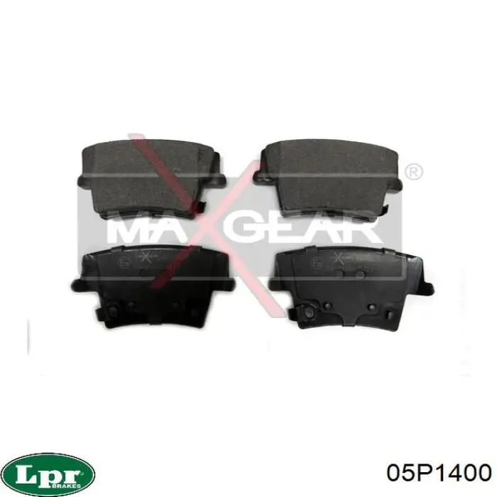 Задні дискові колодки LPR 05P1400