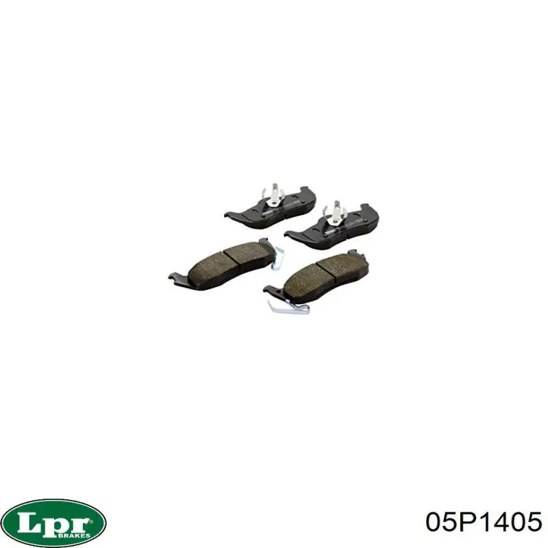 Задні дискові колодки LPR 05P1405
