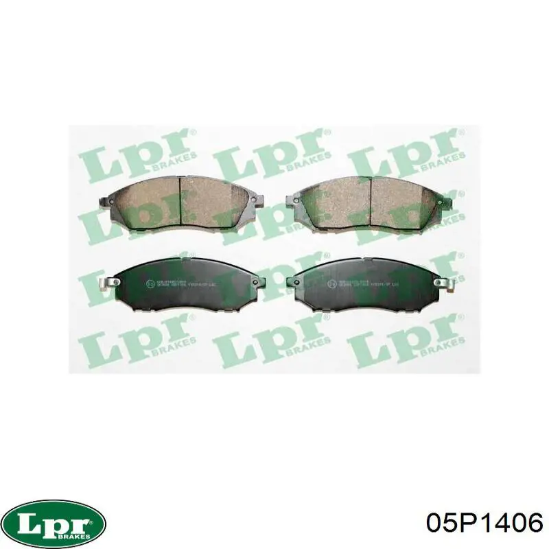 Тормозні колодки LPR 05P1406
