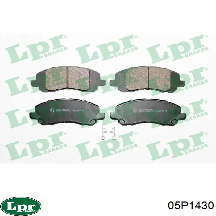 Гальмівні колодки LPR 05P1430 ціна, від 28.07 USD
