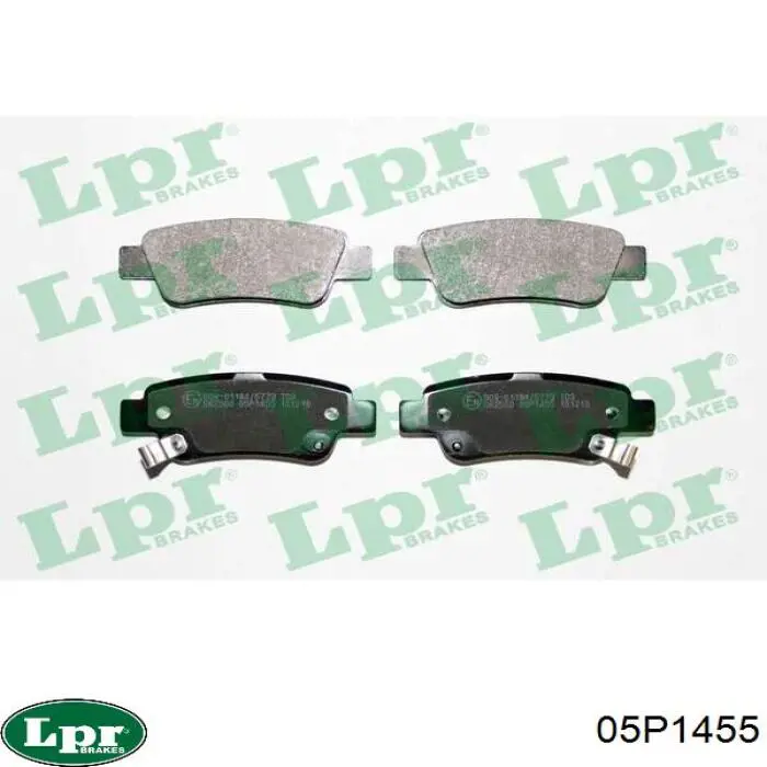 Купити 05P1455 LPR Задні колодки