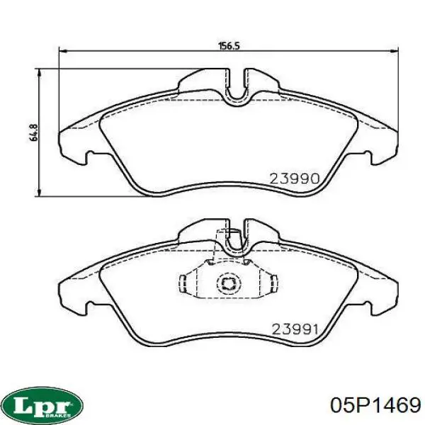 05P1469 LPR Передні гальмівні колодки