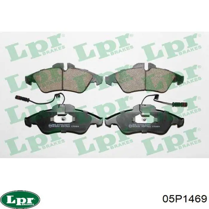 Гальмівні колодки LPR 05P1469 ціна, від 19.70 USD