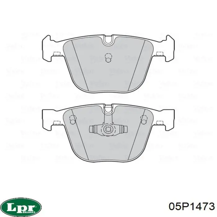 Задні гальмівні колодки LPR 05P1473 ціна, від 63.35 USD