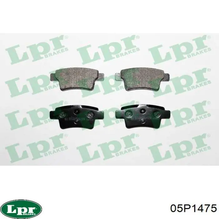 Купити 05P1475 LPR Задні колодки