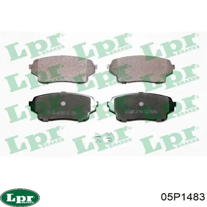 Купити 05P1483 LPR Колодки гальмівні передні, дискові